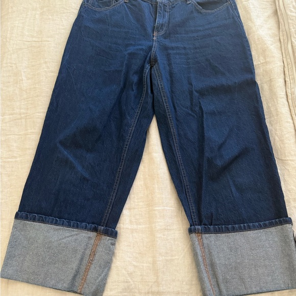 kate spade Denim - Kate Spade Dark Blue Flare Jeans